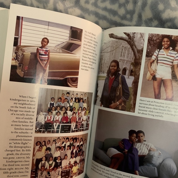 📚 NEW Becoming Michelle Obama Hardback Book Autobiography Memoir Pictures - Picture 4 of 16